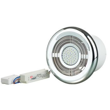 Дифузор з підсвічуванням ФЛ-Т 100 LED хром і трансформатором