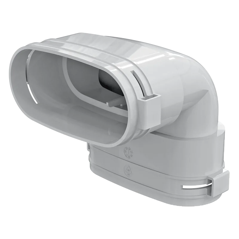 Відведення овальне вертикальне Vents FlexiVent 060352